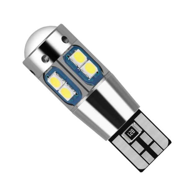 Fordons LED-breddindikatorlampa W5W T10 LED 3030 SMD Super Green