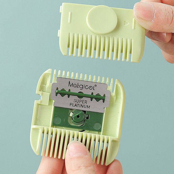 2 i 1 hårtrimmer Hårklippning och arrangemang Bangs Trim Co Green