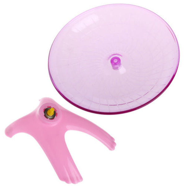 Running Disc Flying Saucer Träningshjul Leksak för möss Dvärg Ha Blue