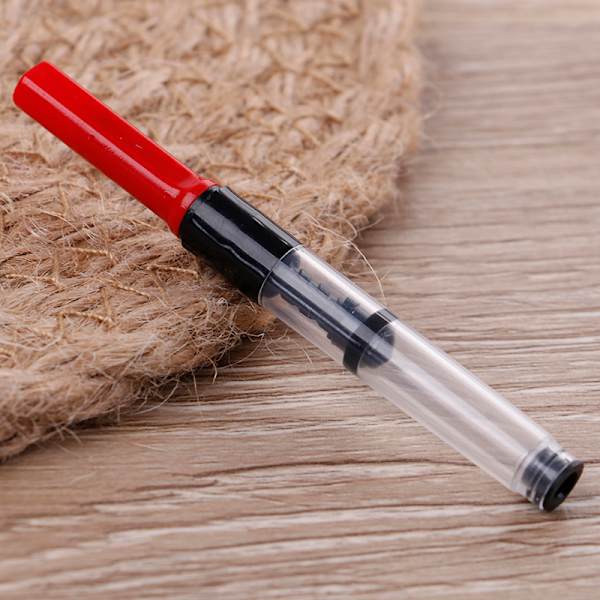 1 X Universal reservoarpenna bläckkonverterare standard tryckkolv f Red