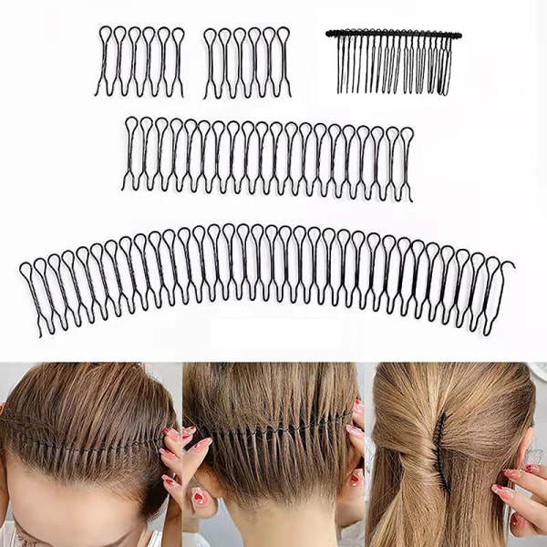 Hårstylingverktyg Roll Curve Clip Pin Invisible Bang Fringe Bla N3