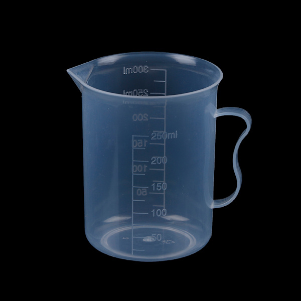 250ML Plast Måttkopp Kanna Hällpip Yt Kök