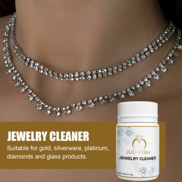 50ML Smycken Cleaner Silver Smycken Halsband Ring Clean Polishi