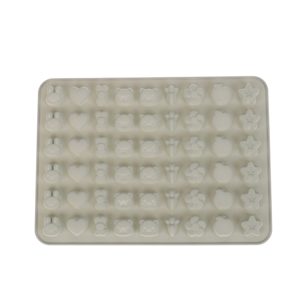 54 hålrum Frukt Animal Form DIY Chocolate Ice Cube T Blue