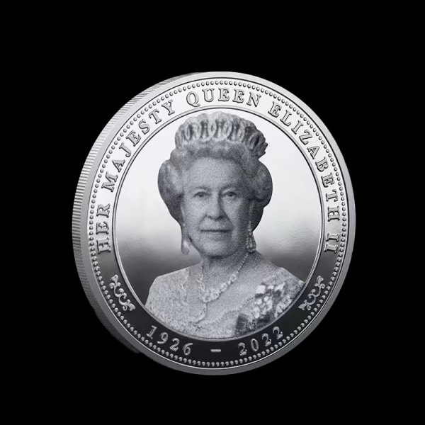 1st minnesmynt drottning Elizabeth II Memorabilia Coin Reme Gold