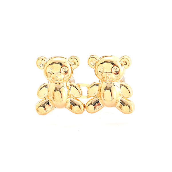 e Bear Jean Button Pins Löstagbart midjespänne Justerbar midja Gold