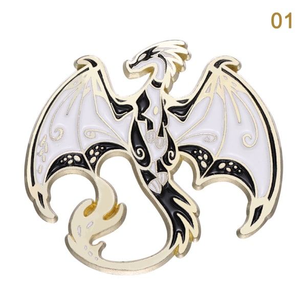 Dragon Birds Djur Pin Lapel Metal Gifts Ryggsäck Hat Brosch 01