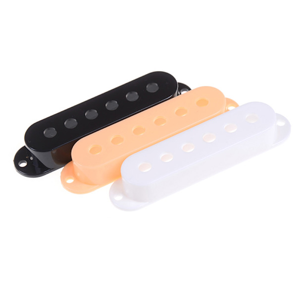 Single coil pickup cover kontrollvred strömbrytare spets set för elektr White