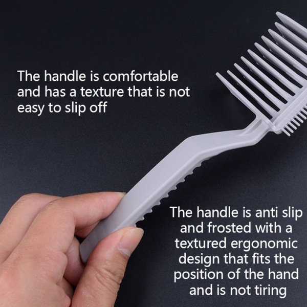 Clipper Barber Fade Combs Ergonomiska män Styling Tool Hår ting Gray