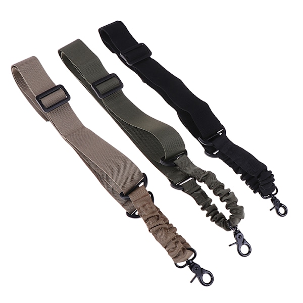Tactical Sling Justerbar 1 Single Point Bungee Quick Release R Black