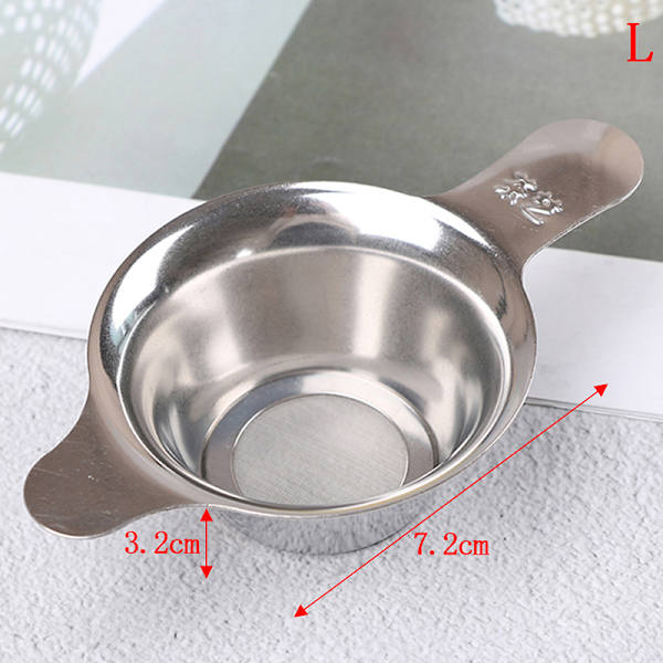 Rostfritt stål mesh te infuser filter kopp sil löst te Large
