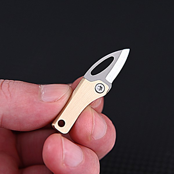 Mässing Magnetic Attraction MINI Folding Portable Unboxing Blade