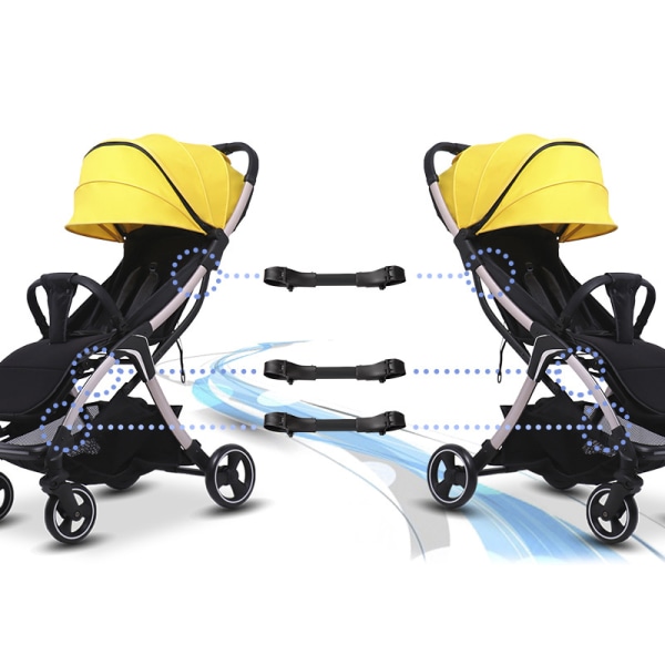 Tvilling baby Connector Universal s Spädbarnsvagn Justerbar