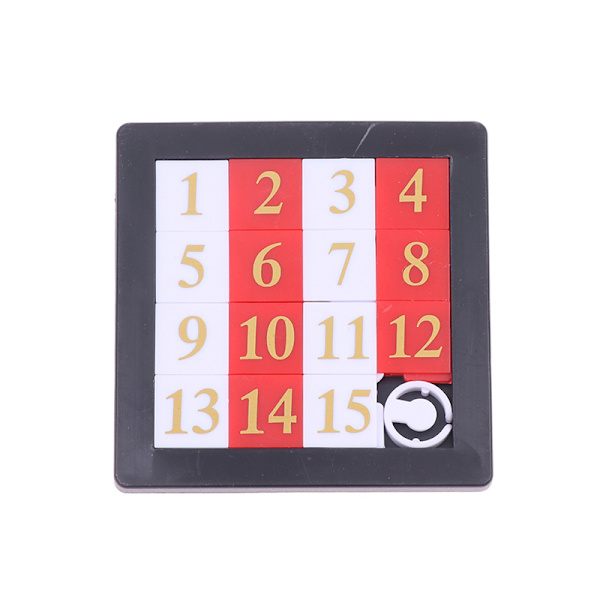 1-15 Number Slide Puzzle Brain Pusselspel Träna hjärnan