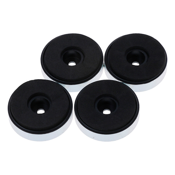 4st 40*11mm Högtalarstativ högtalare fotdyna högtalare reparationsdel Silver
