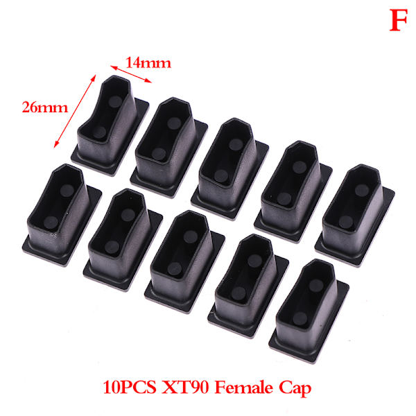 10PCS XT60 XT90 Plug Protection Case PVC Dammtät Cap för RC F