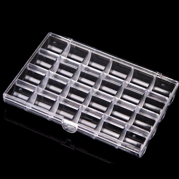 Nail Art Charm Tom förvaringslåda Organizer Box Display Box DIY