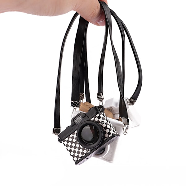 1:12 Dollhouse Miniatyr digitalkamera Can Bright Strap Kamera C