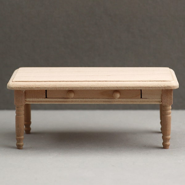 1:12 Dockhus Mini Skrivbordsbord Modell Soffbordsskåp Möbler