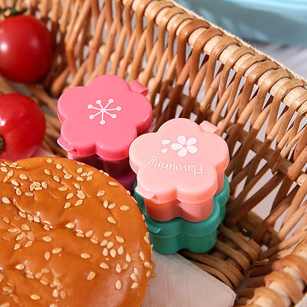 1st Minisåsflaska Ketchup Senapsbehållare Läcksäker Disp Blue