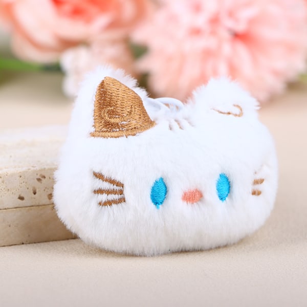 e Cartoon Cat plysch nyckelring Lovely Cat Doll Keyring Girls Bag