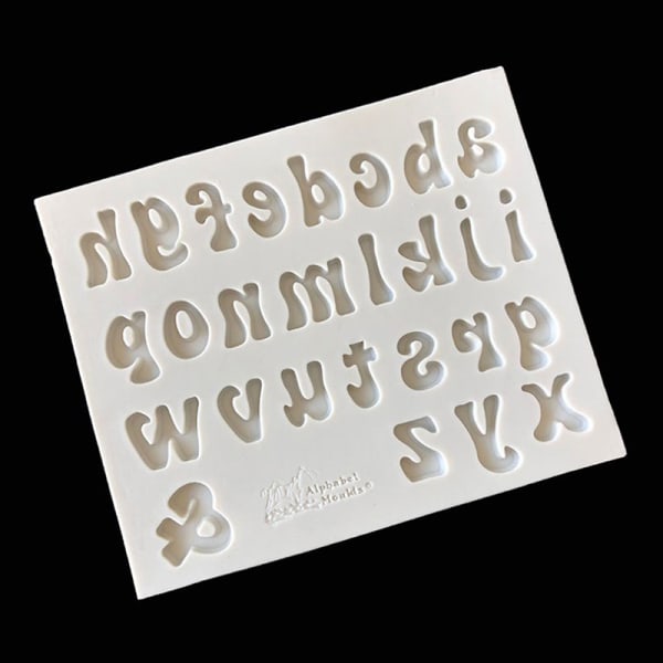Siffror Molds Bokstäver Form 3D Form Kakor Dekor A3