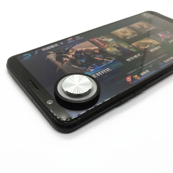 Round Game Joystick Mobiltelefon Rocker Phone Button Controller Black