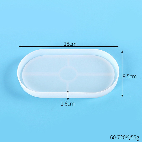 Oval form Molds uv Resin DIY Clay Epoxi