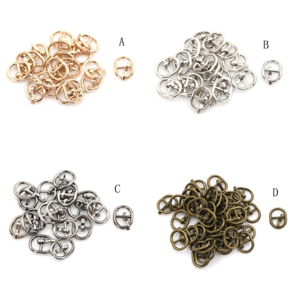 5,5 mm mini metallspänne DIY dockklänning Patchwork Handgjorda hantverk 0 D