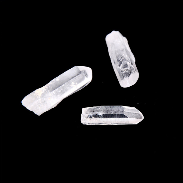 50g Lot Tibet Natural Clear Crystal White Quartz Points Termina