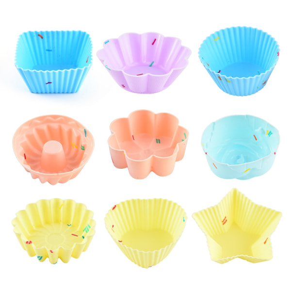 5/9st Form Multi-form Muffin Cupcake Bakning Mol 3