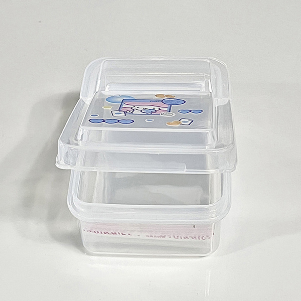 Uppsamlingsbehållare Case Plast Transparent förvaringslåda Liten 1PC