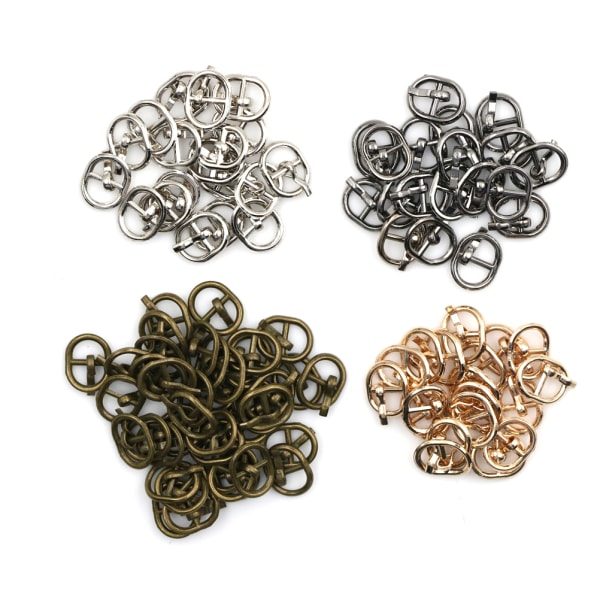 5,5 mm mini metallspänne DIY dockklänning Patchwork Handgjorda hantverk 0 D