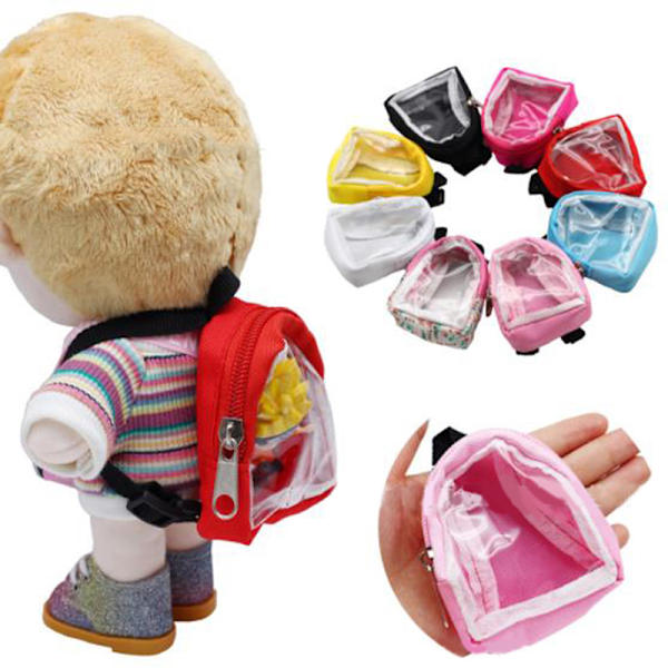 Ryggsäck Miniatyr Doll Bag Leksaker För 1/6 Doll Skolväska Dollhou Multicolor