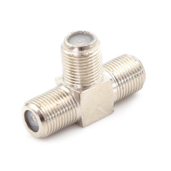 Ny tråd F Socket T Splitter Adapter Kabel-TV Antenn Freeview 0 0