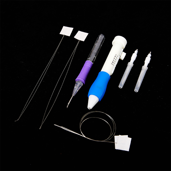 Broderi Mattstickat Punch Kit arbete Sömnad Set Sömnad också
