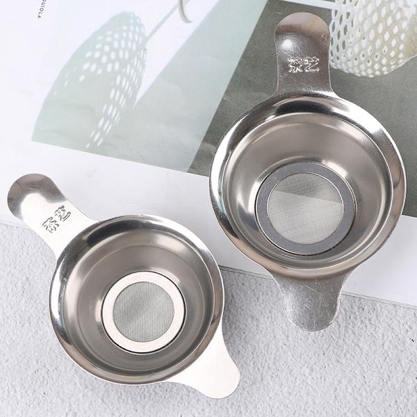 Rostfritt stål mesh te infuser filter kopp sil löst te Large