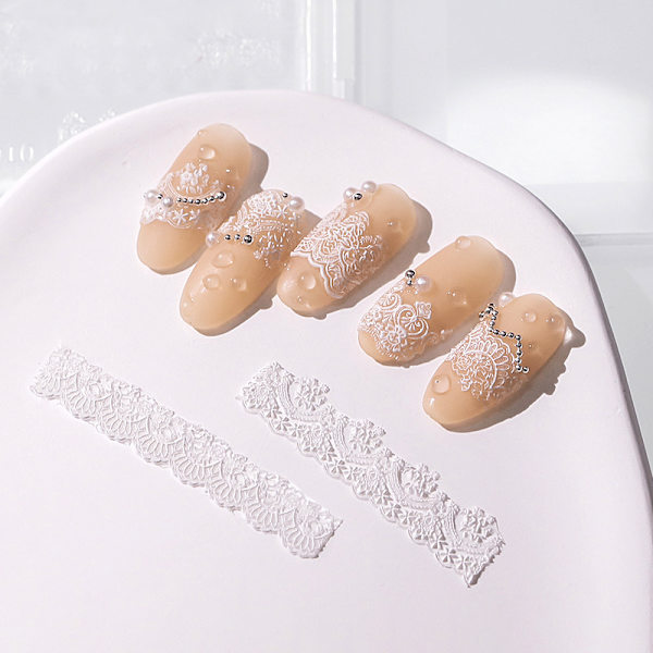 3D-prägling Nail DIY Art Form Silikonkombination Dekorativ 002