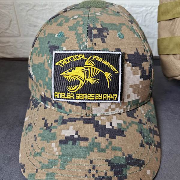 Runda Fiske Militära Patches Broderade märken A