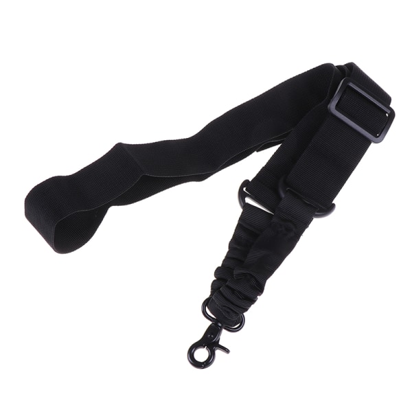 Tactical Sling Justerbar 1 Single Point Bungee Quick Release R Black