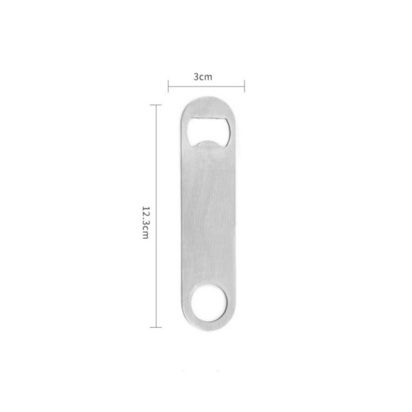 Mini Durable Beer Flasköppnare Rostfritt stål Flat Speed Bott M