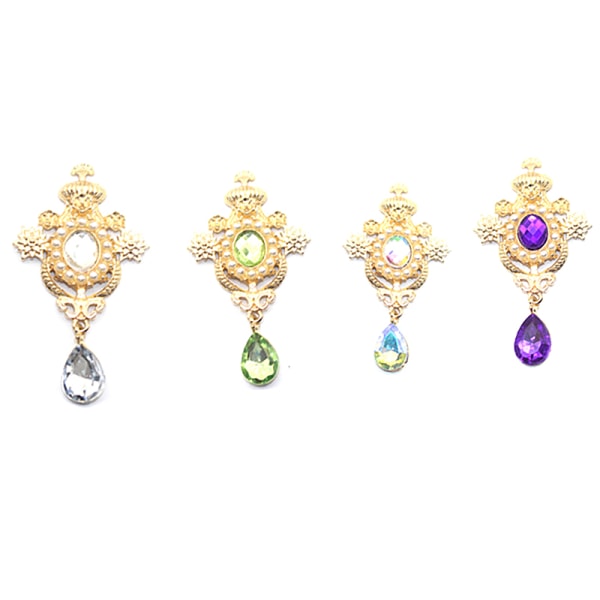 Water Drop Broscher Knappar Sy Legering Knapp Dekor Accessori A7