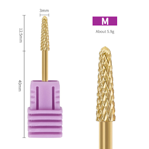 Nagelborr icle Manikyr hine ter Diamond File Gel Polish M