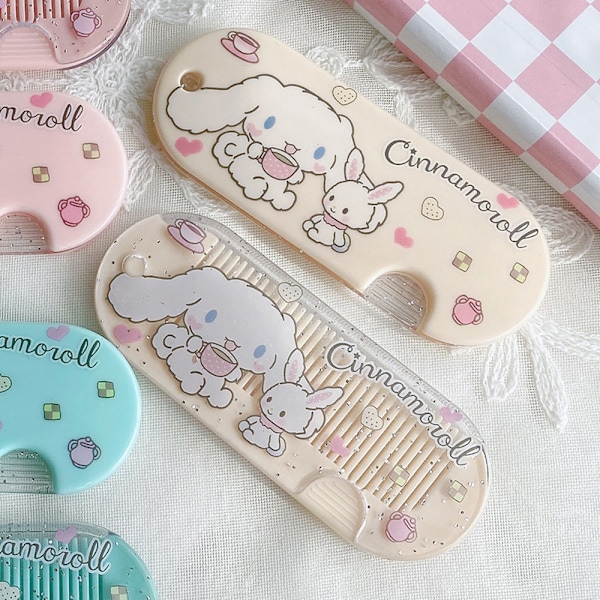 Sanrio Mini Carry Comb Anime e Plastic Hair Straightening Comb A8