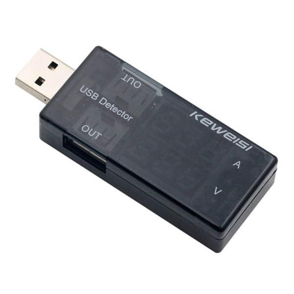 USB Strömspänning Laddningsdetektor Tester Batterivoltmätare
