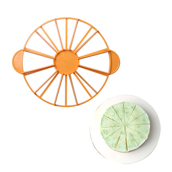 10/12 Skivor Tårta Lika Portion ter Rund Bröd Tårta Mousse Div Orange