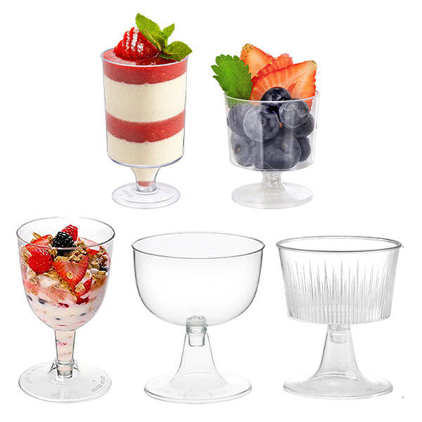 10st Disponibel Mousse Tårta Gelé Party Dessertkopp A4