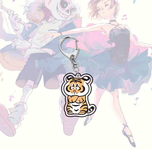 e Tiger Acrylic Keychain Pendant Anime Character Model Kawaii C A16