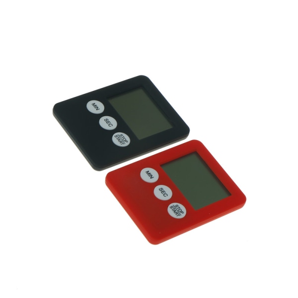 Stor LCD Digital Kök Matlagning Timer Count-Down Up Clock Ala black