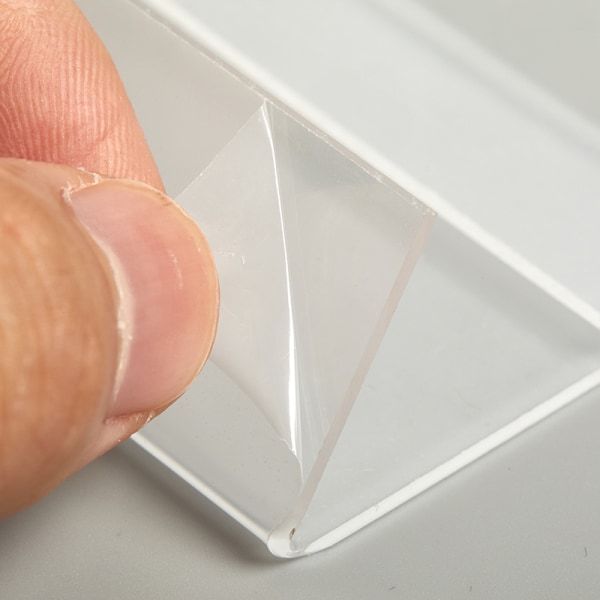 10 st Akryl Transparent Display Stand Skrivbordsskylt Etikettram P 4*6CM